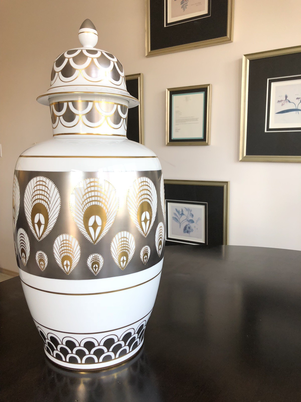Tiffany & Co. PRIVATE STOCK Le Tallec Pocelain Ginger Jar Vase