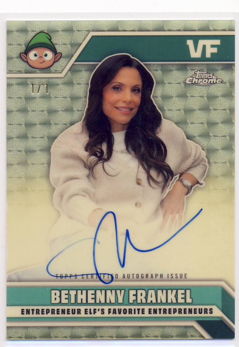 2025 VeeFriends Chrome Entrepreneur Elf Autograph Superfractor EEA-BF Frankel /1 2025 VeeFriends Chrome Entrepreneur Elf Autograph Superfractor EEA-BF Frankel /1