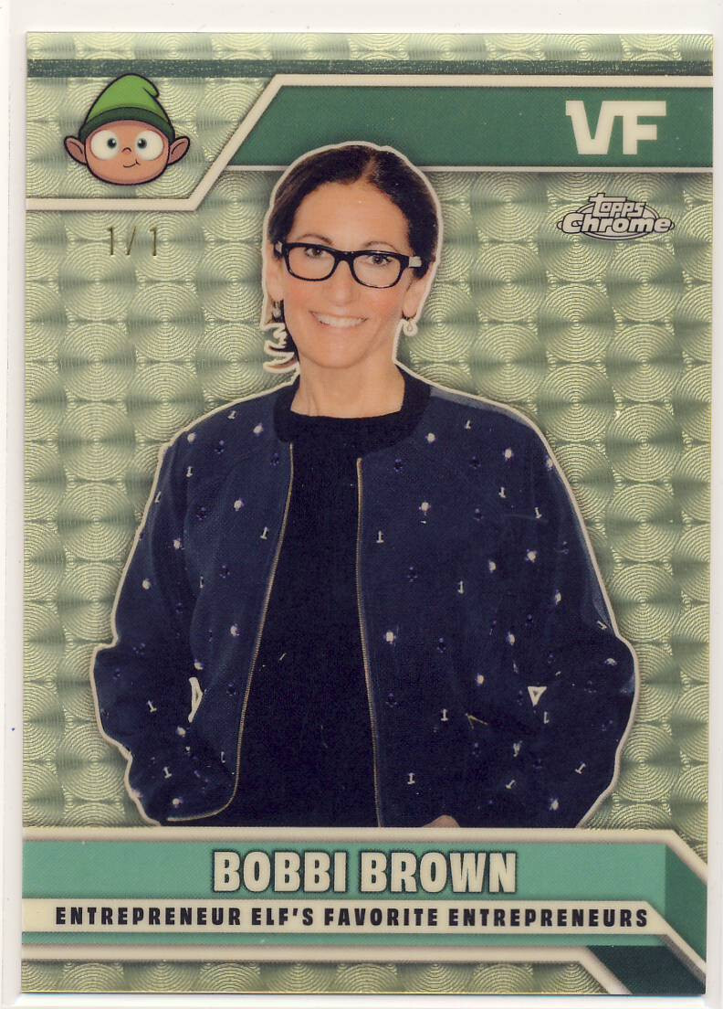 2025 Topps VeeFriends Chrome Entrepreneur Elf Superfractor EE-BB Bobbi Brown 1/1