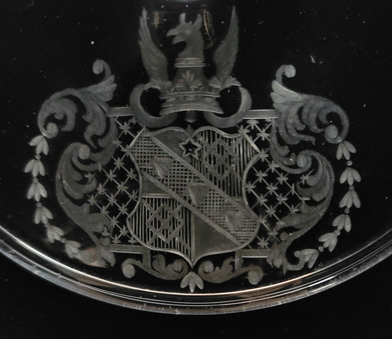 Althorp House Royal Spencer Churchill Coat of Arms Crystal Candlesticks Royalty Althorp House Royal Spencer Churchill Coat of Arms Crystal Candlesticks Royalty