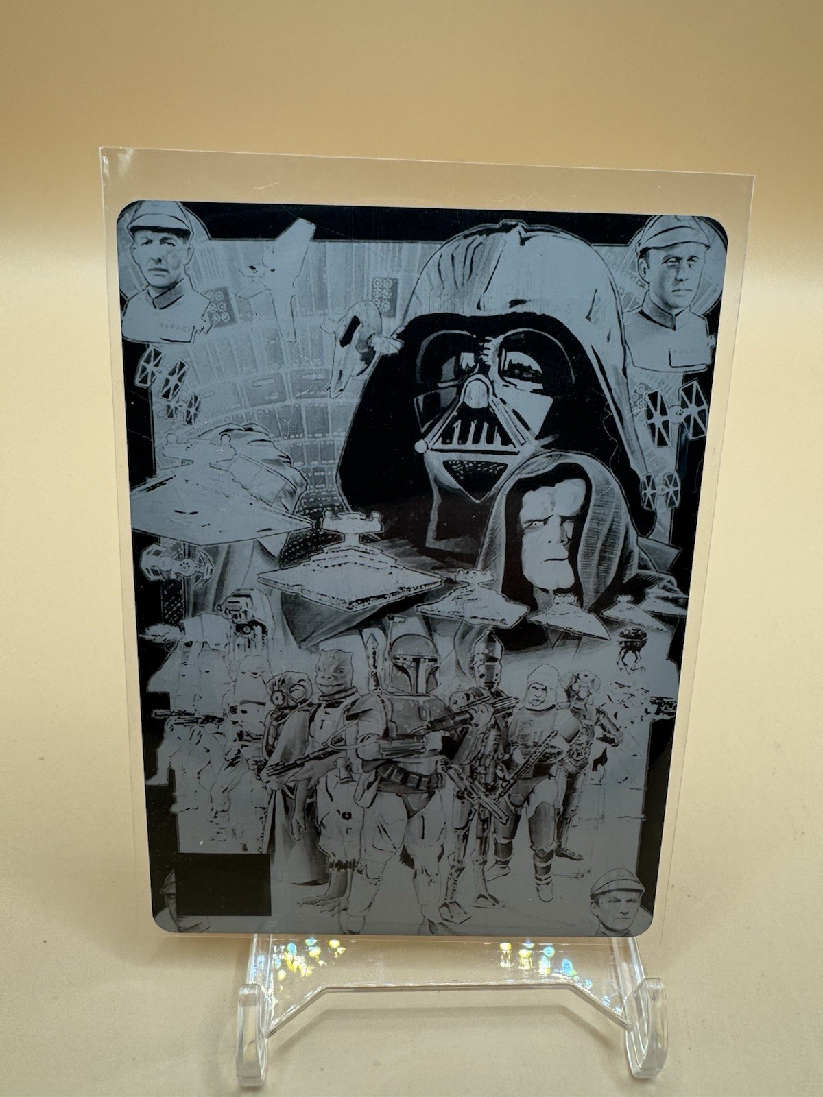 Star Wars Trading Card Printing Plate 1/1 (Must Read) Star Wars Trading Card Printing Plate 1/1 (Must Read)