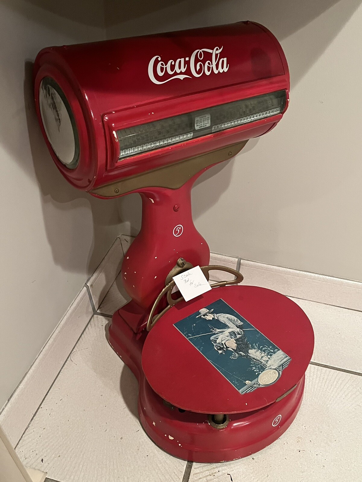 COCA-COLA SCALE - Golden Age Of Coke. Amazing Condition. Great Collectors Item