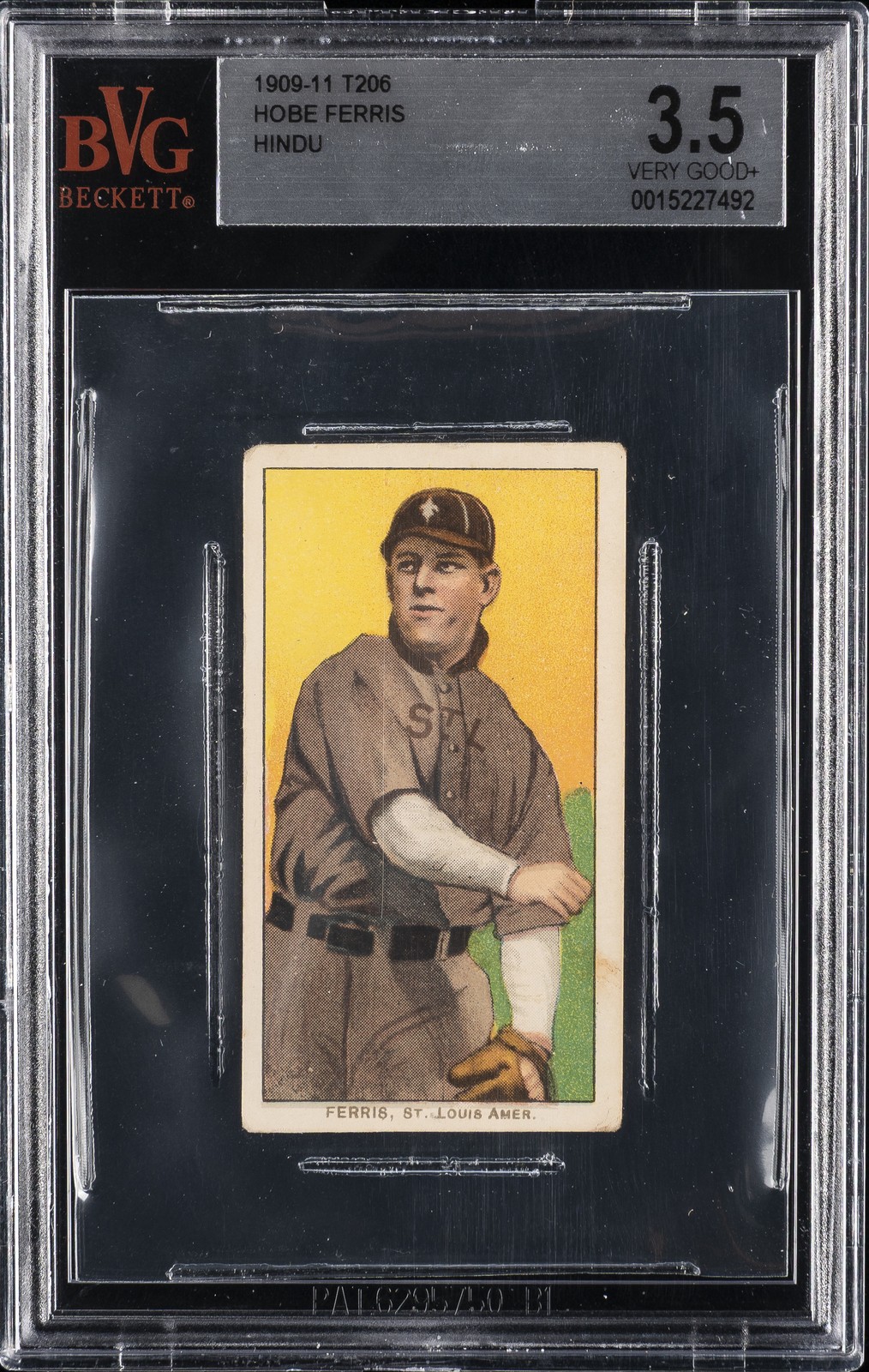 1909-11 T206 HINDU HOBE FERRIS BVG 3.5 1909-11 T206 HINDU HOBE FERRIS BVG 3.5