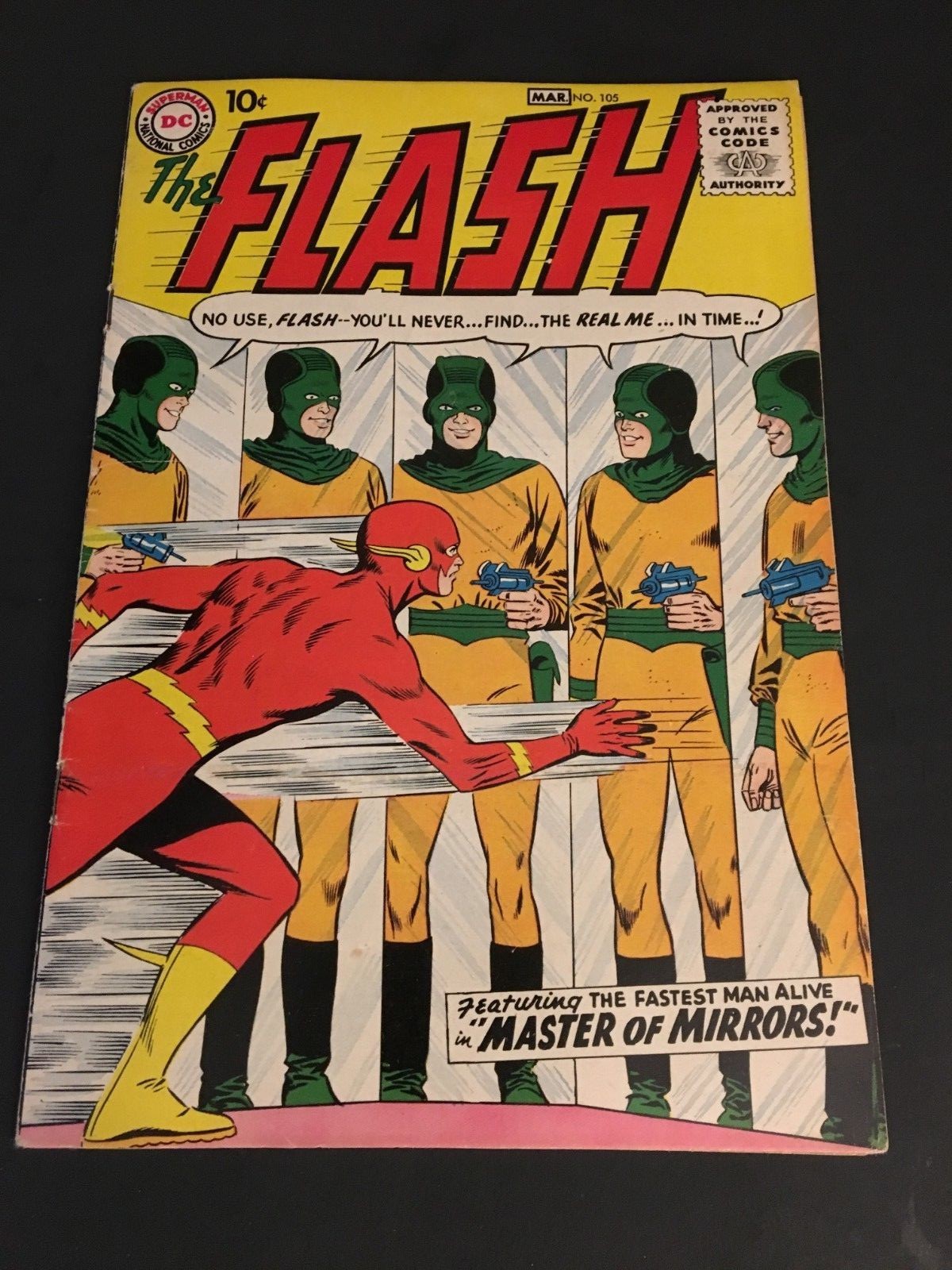 THE FLASH #105 8.5 VF+ 1ST APP SILVER-AGE FLASH IN TITLE DC COMICS 1959
