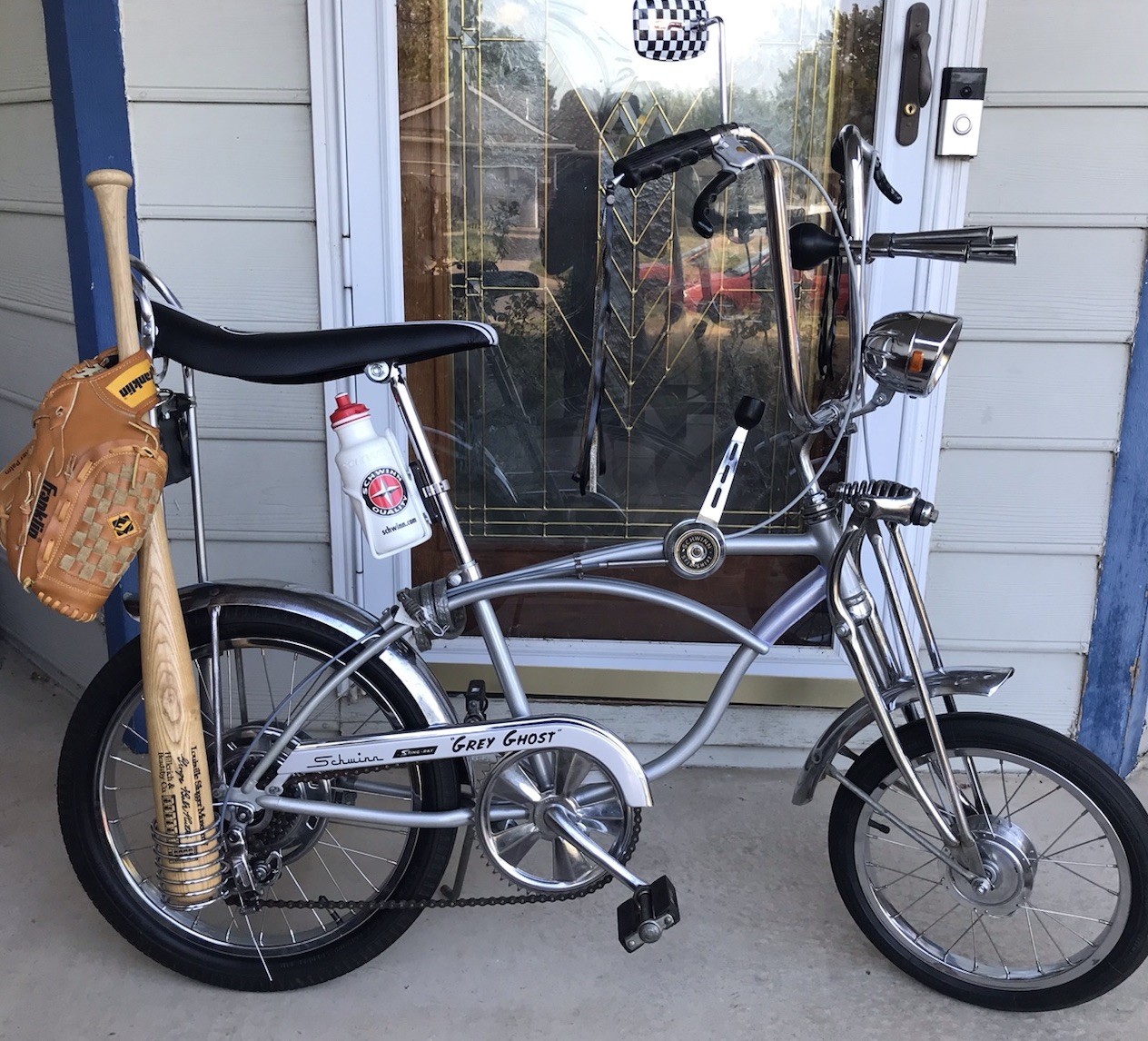 Restored 1971 Schwinn Grey Ghost Stingray Krate 5 Speed Bicycle with Disc Brake