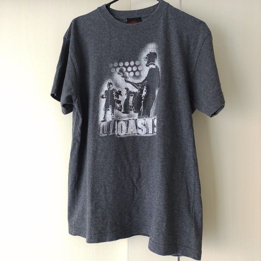 Rare Official Oasis 2005 Visiting Performance Band T-Shirt M Grey Tour Goods Noe Rare Official Oasis 2005 Visiting Performance Band T-Shirt M Grey Tour Goods Noe