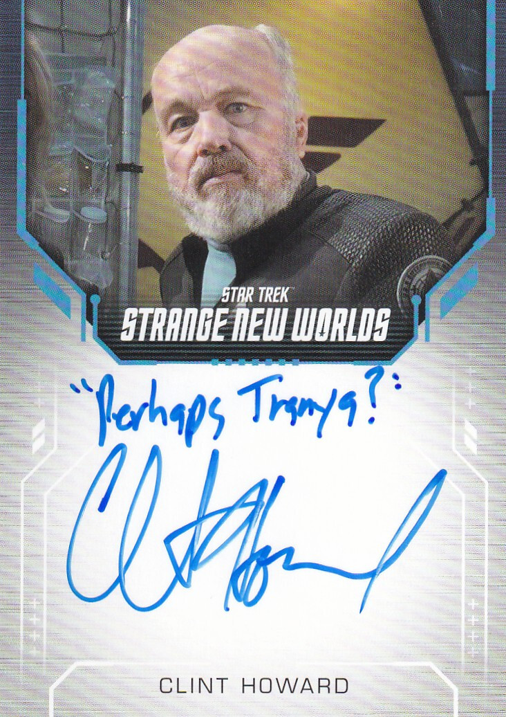 Star Trek Strange New Worlds Season 2 Clint Howard Inscription Star Trek Strange New Worlds Season 2 Clint Howard Inscription