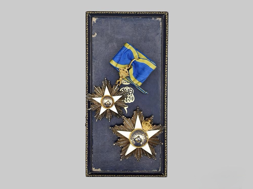 Egypt, Kingdom. Order of the Nile, by Lattes, in Gold, circa 1928, MINT with Box Egypt, Kingdom. Order of the Nile, by Lattes, in Gold, circa 1928, MINT with Box