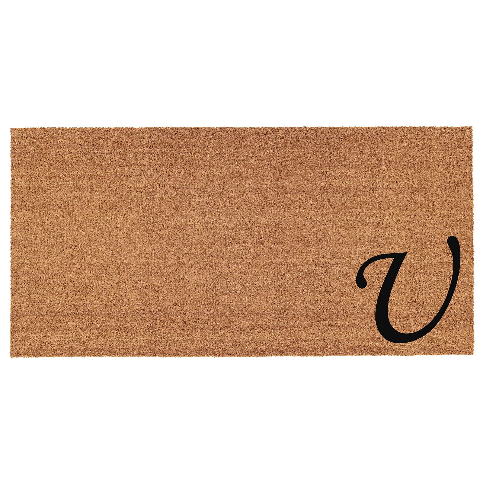 Calloway Mills Urban Chic Monogram Doormat Letter U Black/Natural 3' x 6' Calloway Mills Urban Chic Monogram Doormat Letter U Black/Natural 3' x 6'