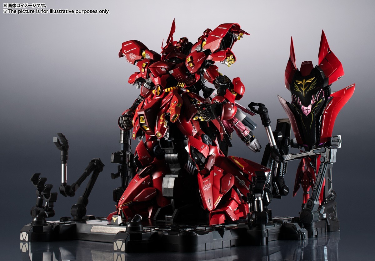 BANDAI METAL STRUCTURE KAITAISHOKI MSN-04 Sazabi - JAPAN - BANDAI METAL STRUCTURE KAITAISHOKI MSN-04 Sazabi - JAPAN -