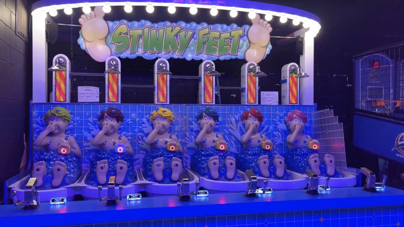 Coin Operated 6 Player Stinky Feet Bob's Space Racers Coin Operated 6 Player Stinky Feet Bob's Space Racers