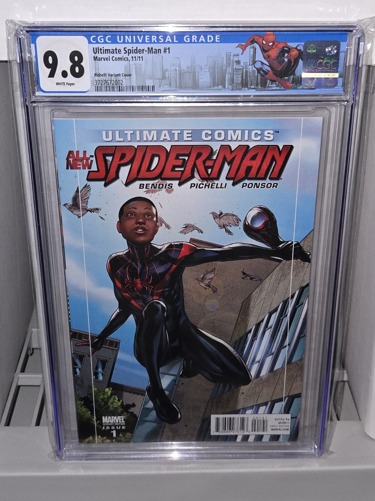 Ultimate Spider-Man #1 Pichelli Variant CVR Comic CGC Universal Grade Comic 9.8 Ultimate Spider-Man #1 Pichelli Variant CVR Comic CGC Universal Grade Comic 9.8
