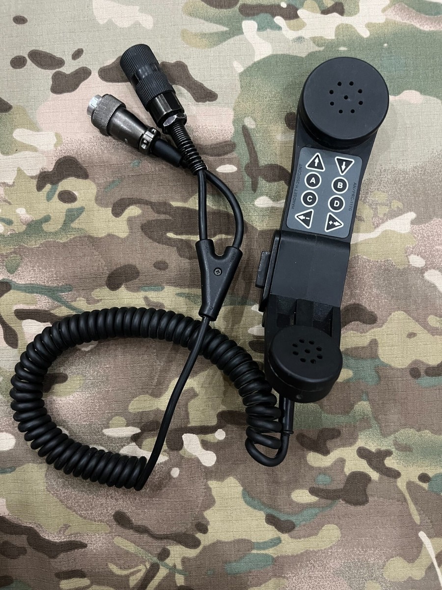 HANDSET H-250/C WITH Keyboard For TRI AN/PRC-117G(UV) RADIO - TESTED