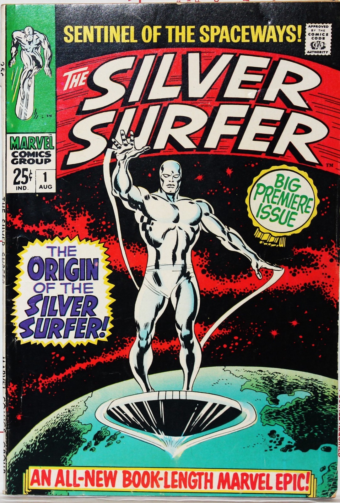 SILVER SURFER #1 AUTOGRAPHED BY STAN LEE & JOHN BUSCEMA VERY RARE SILVER SURFER #1 AUTOGRAPHED BY STAN LEE & JOHN BUSCEMA VERY RARE