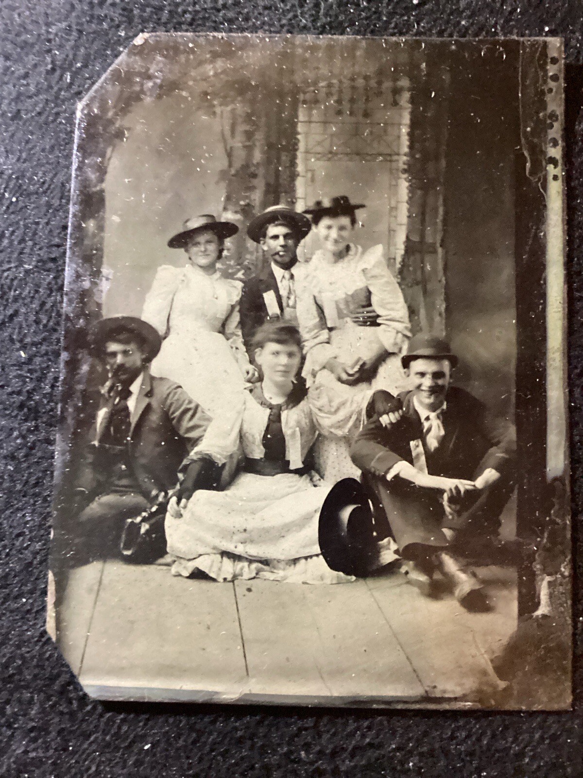 Antique Tintype Of Famous Outlaw GunslingerDave Rudabaugh & Friends Election Day Antique Tintype Of Famous Outlaw GunslingerDave Rudabaugh & Friends Election Day