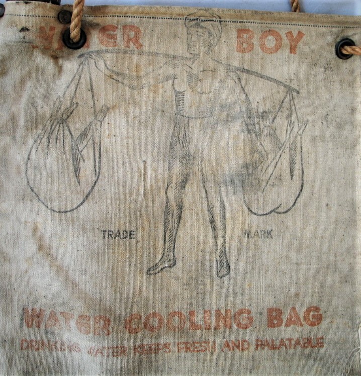 Vintage Water Bag -- Robt. O. Bossinger - Brannan St. San Francisco, CA Vintage Water Bag -- Robt. O. Bossinger - Brannan St. San Francisco, CA