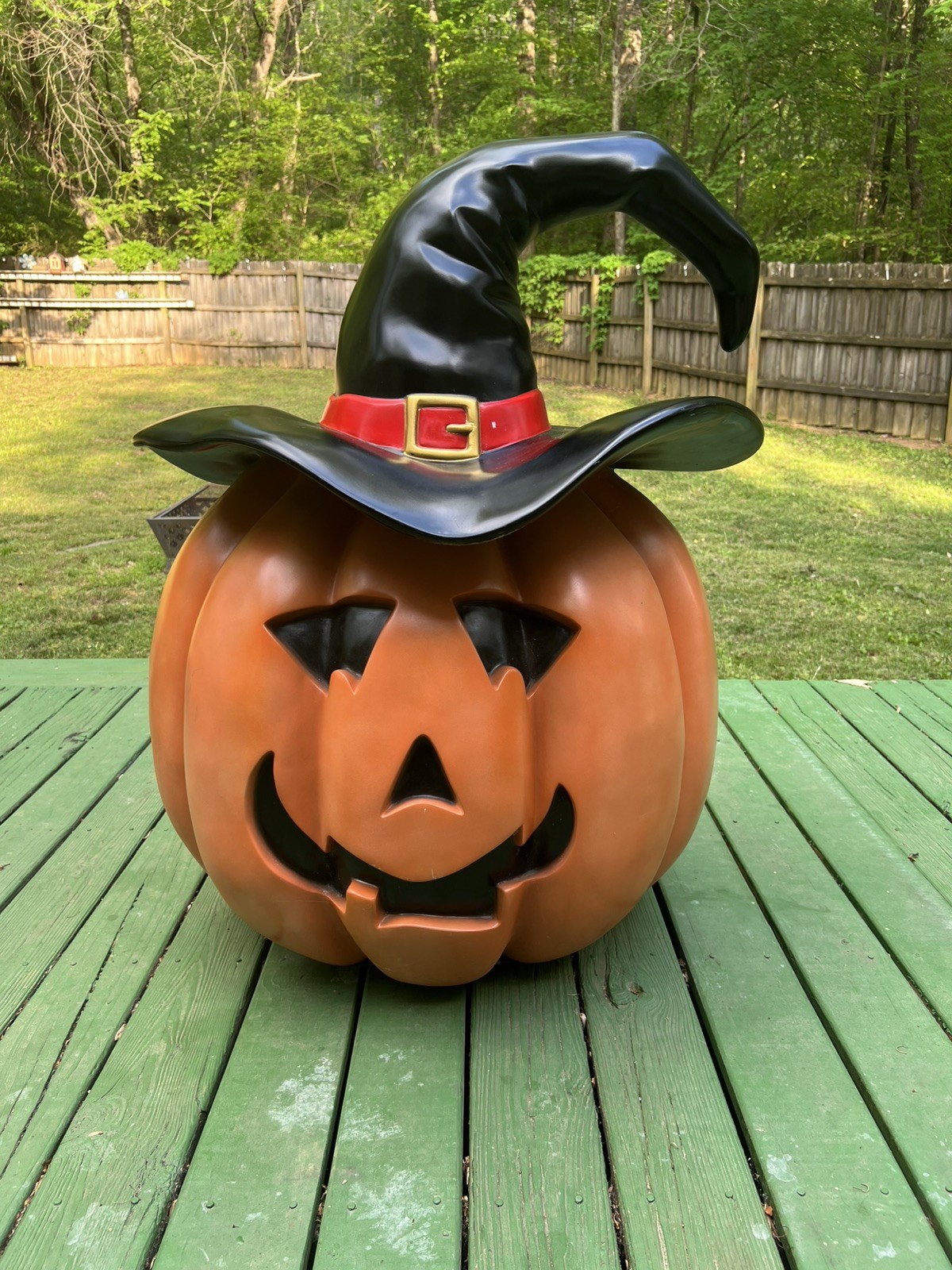 Huge Fiberglass Halloween Jack'O'Lantern Pumpkin Great for Attraction Display Huge Fiberglass Halloween Jack'O'Lantern Pumpkin Great for Attraction Display