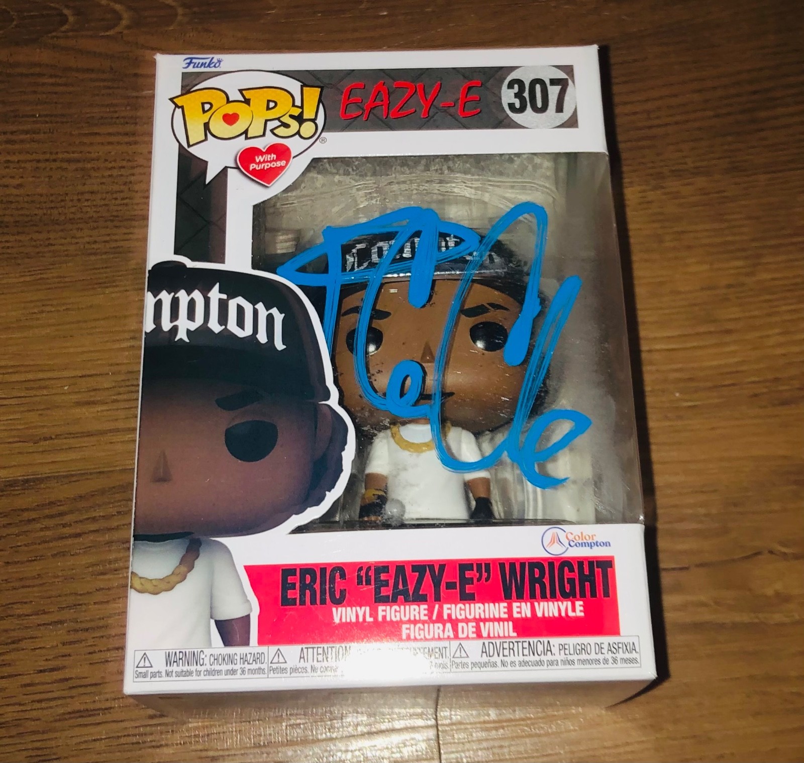 Ice Cube NWA Eric Eazy E Wright #307 Straight Outta Compton Signed Funko PSA