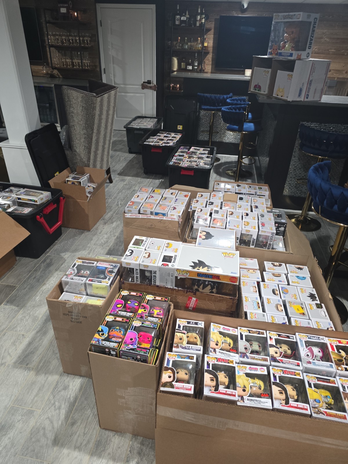 Funko Pop Huge Lot of 800+Figures mixed Rockers TV Movies Marvel Dis DC+More NIB