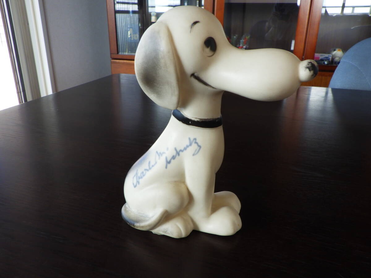 Mr. Schulz's Hand Signed Vintage Hungerford Figure First Snoopy '