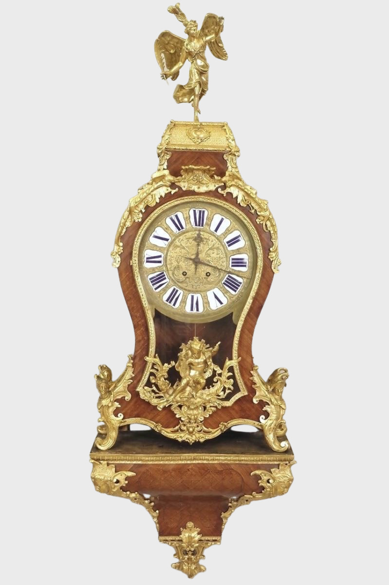 Regency Rosewood and Gilded Bronze Applique Poster - 19th Century Regency Rosewood and Gilded Bronze Applique Poster - 19th Century