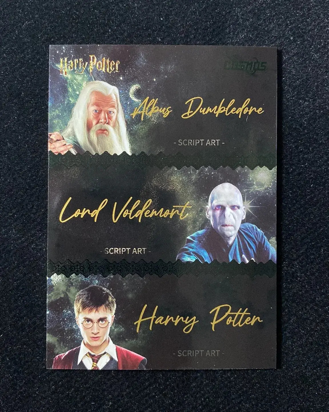 2025 KKW Cosmos Harry Potter Albus Dumbledore Lord Voldemort Tri Auto 24/25 GK46