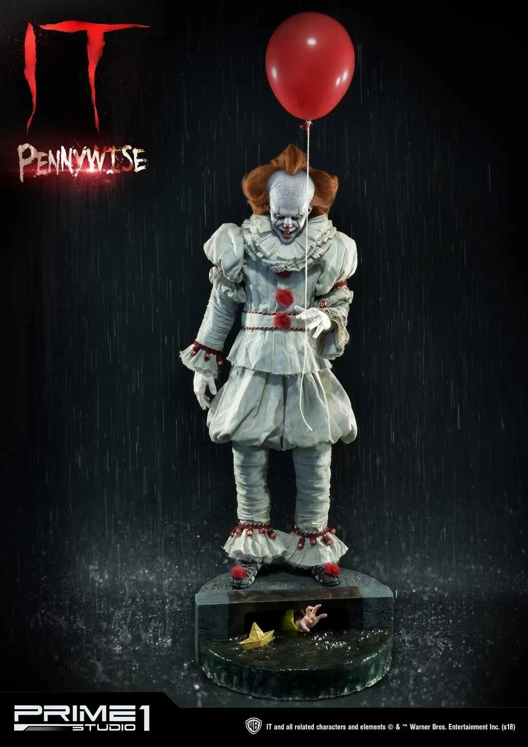 Prime 1 Studio 1/2 IT Pennywise Figure Statue Model Collectible Hot Toys Rare