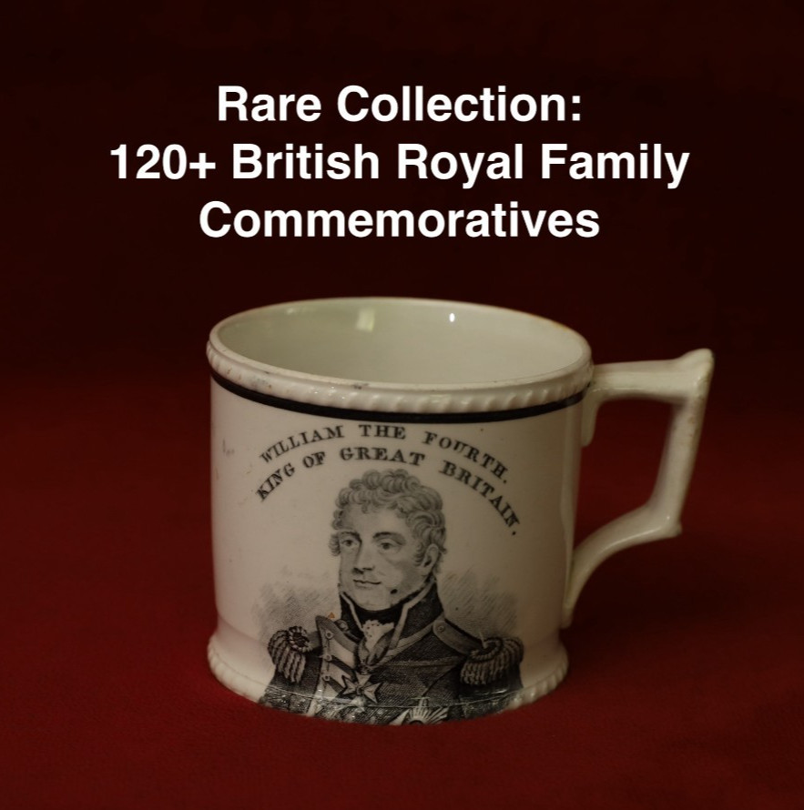 Extensive Collection of Over 120 British Royalty Coronation Commemoratives