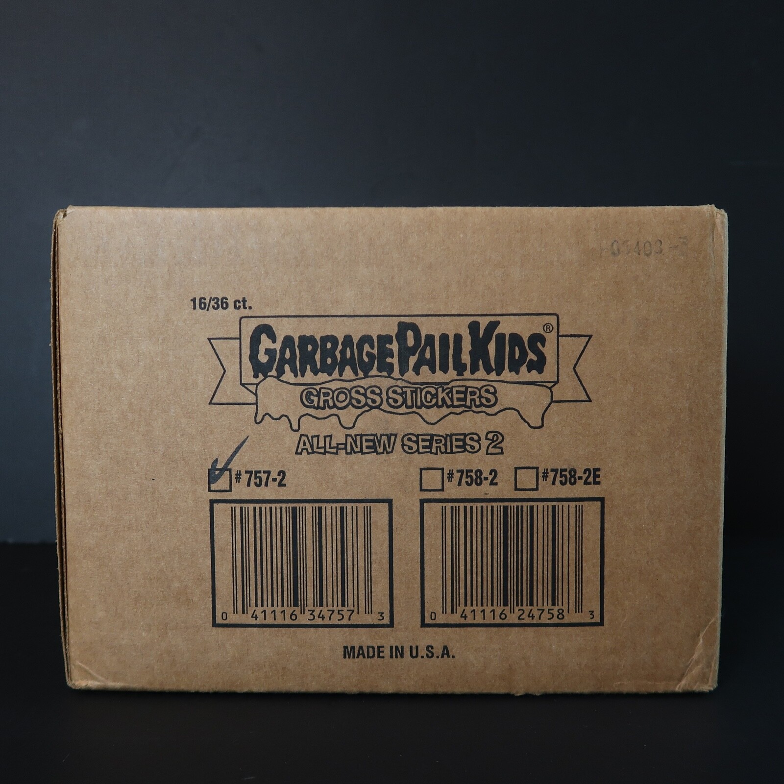 2004 ALL-NEW SERIES 2 GARBAGE PAIL KIDS SEALED HOBBY CASE 16/36CT CS