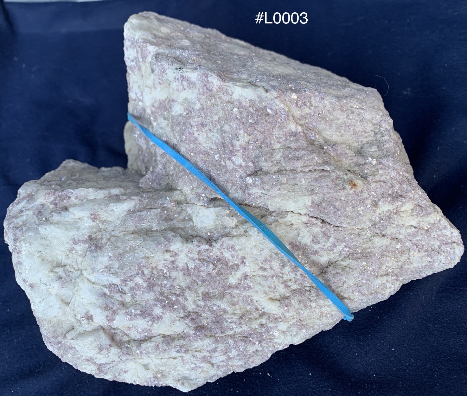 11 LB 6 OZ Pink Lepidolite with Quartz - Large Healing Anchi Crystal Specimen 11 LB 6 OZ Pink Lepidolite with Quartz - Large Healing Anchi Crystal Specimen