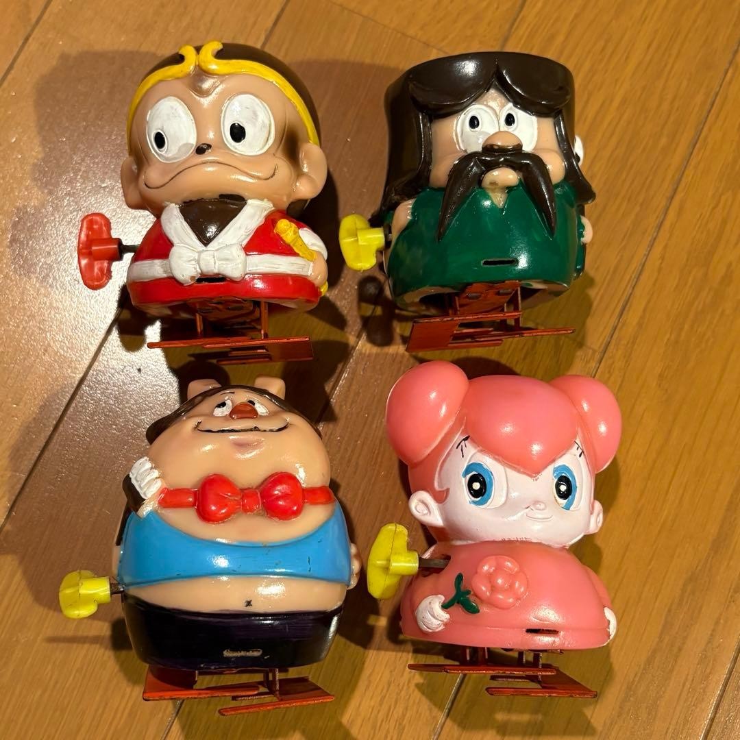 Asahi Toys Vintage Retro Vintage Journey To The West Soft Vinyl Wind-Up Set Of Asahi Toys Vintage Retro Vintage Journey To The West Soft Vinyl Wind-Up Set Of