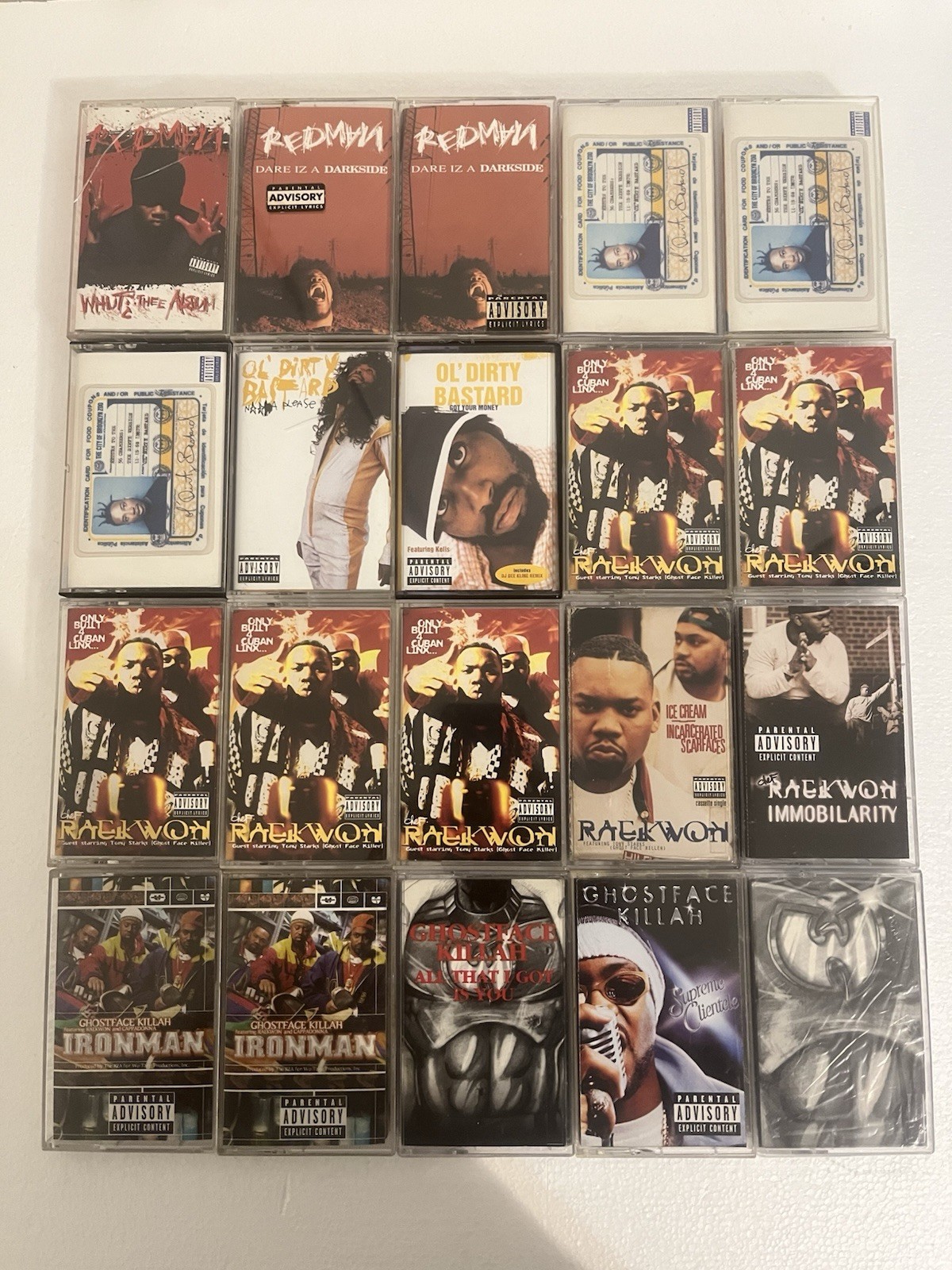 🔺cassette collection 1🔺 wu tang, nas, jay z, lil kim, redman, raekwon, + more 🔺cassette collection 1🔺 wu tang, nas, jay z, lil kim, redman, raekwon, + more