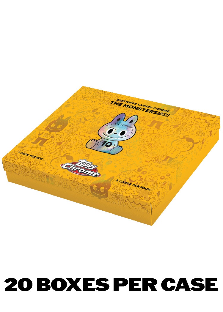 2025 TOPPS LABUBU CHROME The Monsters 10th Anniversary HOBBY 20-BOX CASE New QTY 2025 TOPPS LABUBU CHROME The Monsters 10th Anniversary HOBBY 20-BOX CASE New QTY