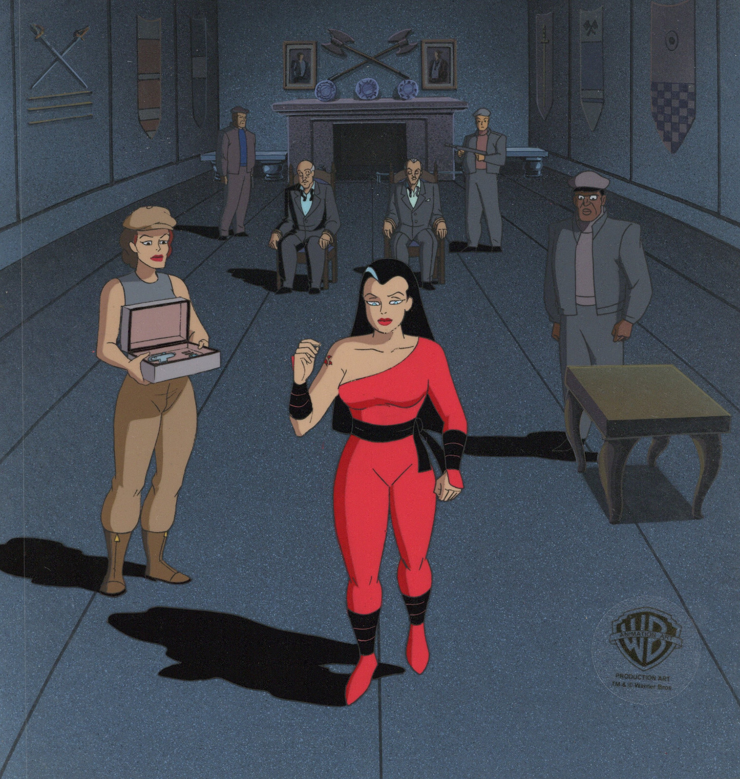 Batman Animated Series-Original Production Cel/OBG-Red Claw-Lion and the Unicorn Batman Animated Series-Original Production Cel/OBG-Red Claw-Lion and the Unicorn