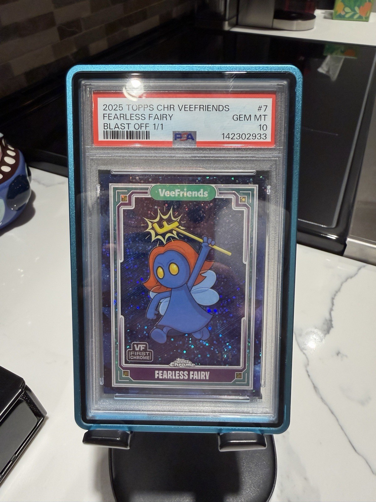 Topps Chrome VeeFriends Fearless Fairy Blast Off 1/1 Psa 10 HOLY GRAIL 🙌 Topps Chrome VeeFriends Fearless Fairy Blast Off 1/1 Psa 10 HOLY GRAIL 🙌