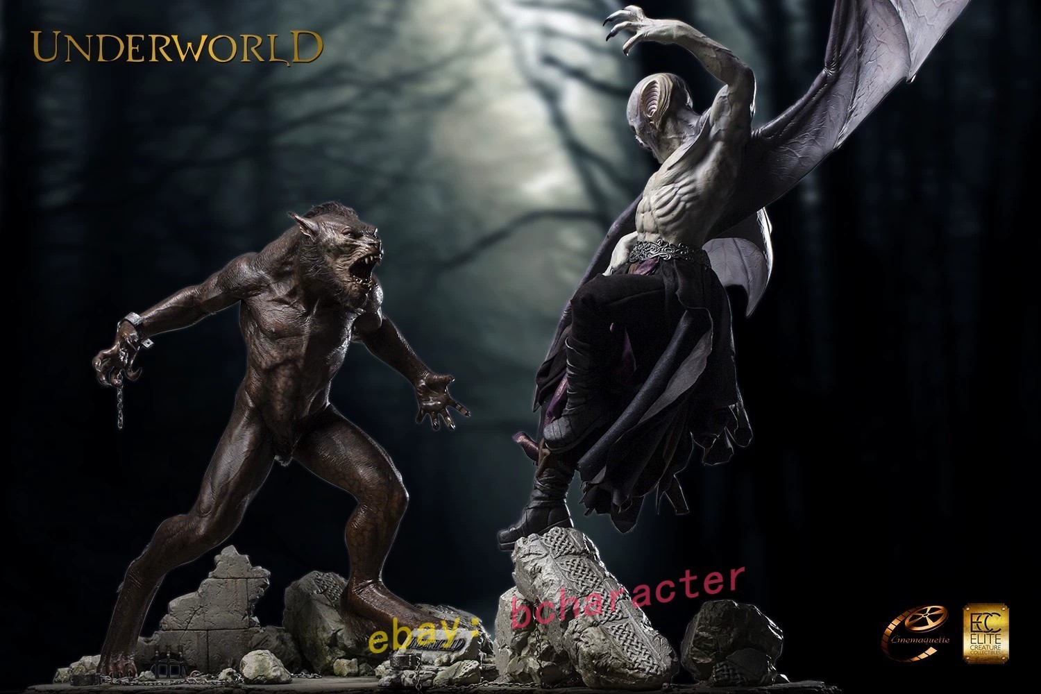 ECC Cinemaquette 1/3 Marcus VS Werewolf Collectible Statue Model Set ECC Cinemaquette 1/3 Marcus VS Werewolf Collectible Statue Model Set