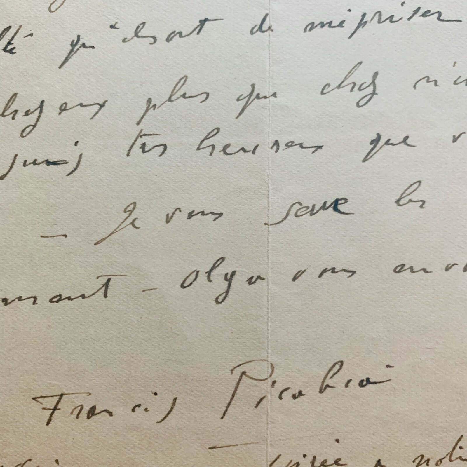Bitter Letter Of Francis Picabia On Artists Of Realities Nouvelles
