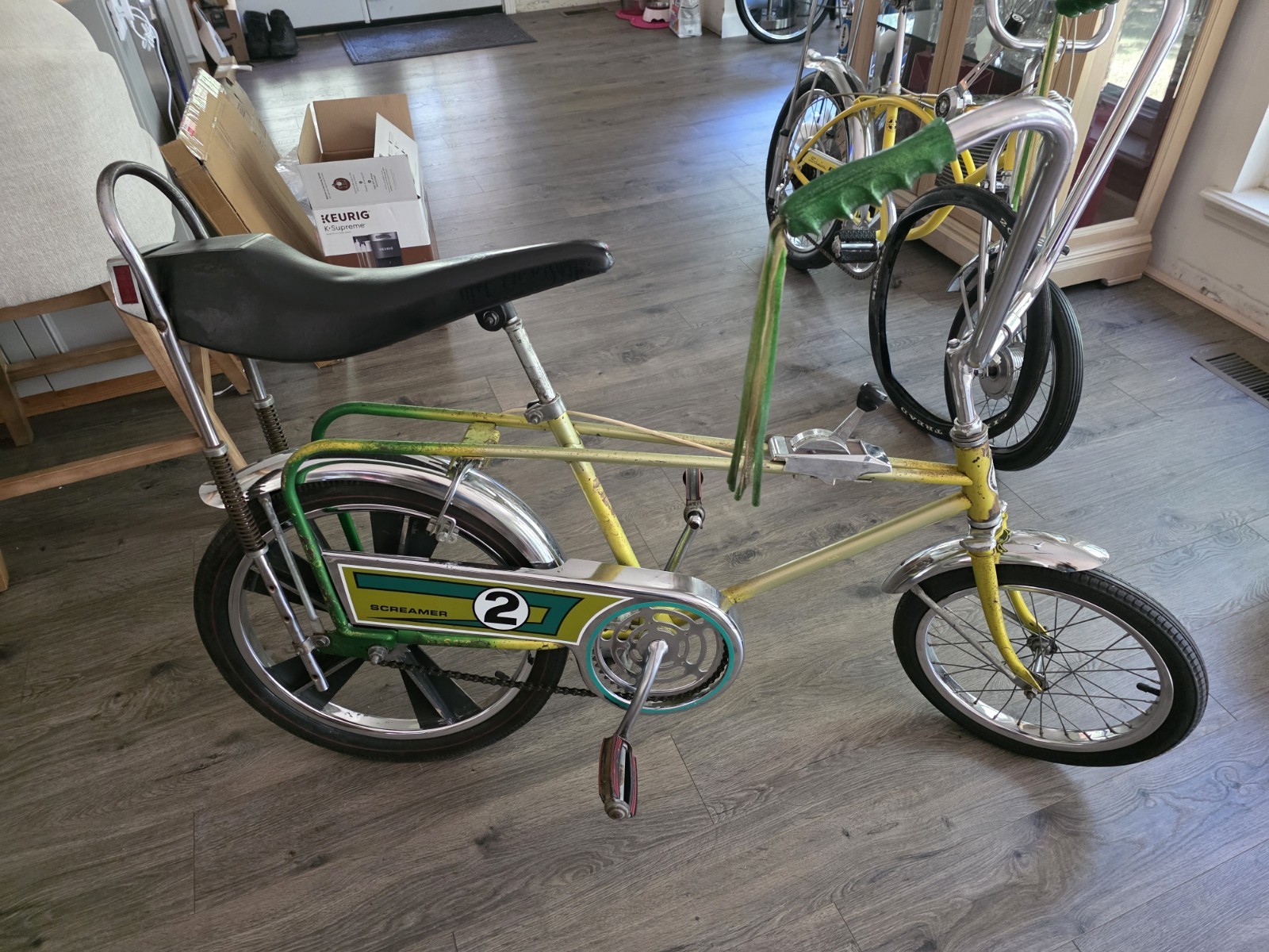 1969 SEARS SCREAMER MAG Muscle Bike Ultra RARE 20 16 WHEELS MUSCLE BIKE VINTAGE