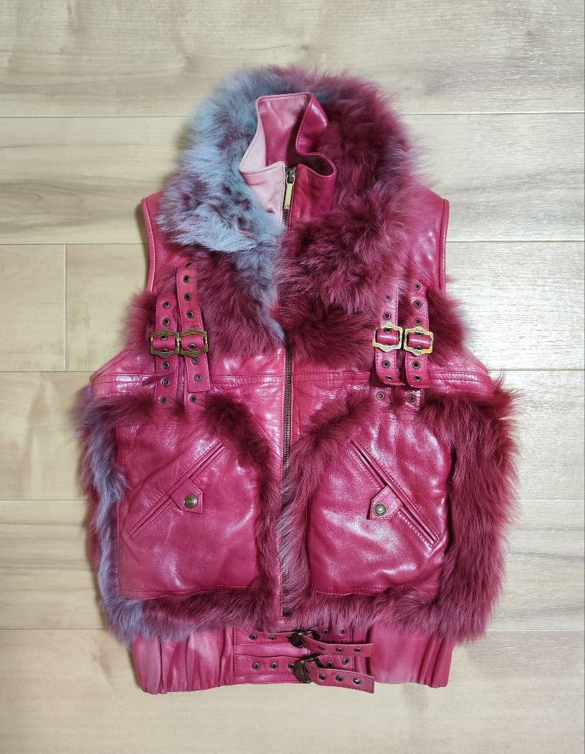 Vhtf Christian Dior Leather Fur Vest Made In Galliano France Dior Women Rare Lux Vhtf Christian Dior Leather Fur Vest Made In Galliano France Dior Women Rare Lux