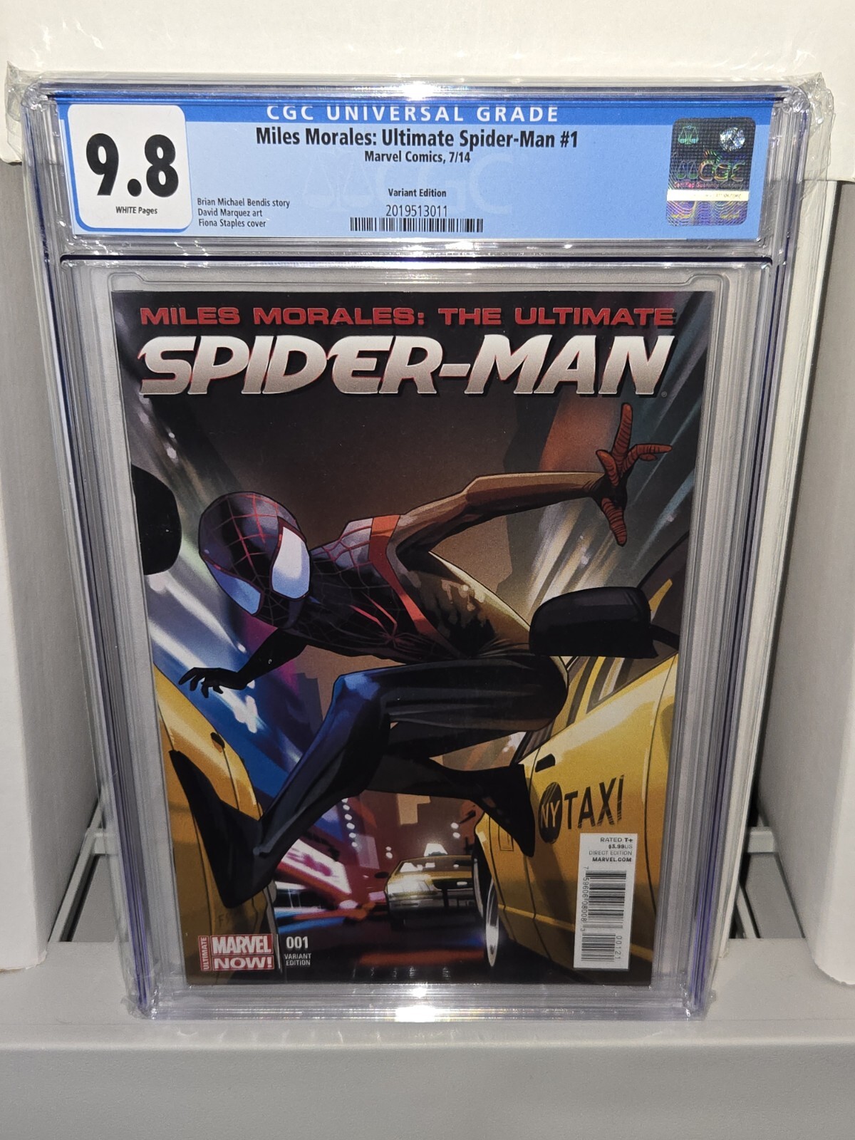 Miles Morales: Ultimate Spider-Man #1 Variant Edition CGC Universal Grade 9.8