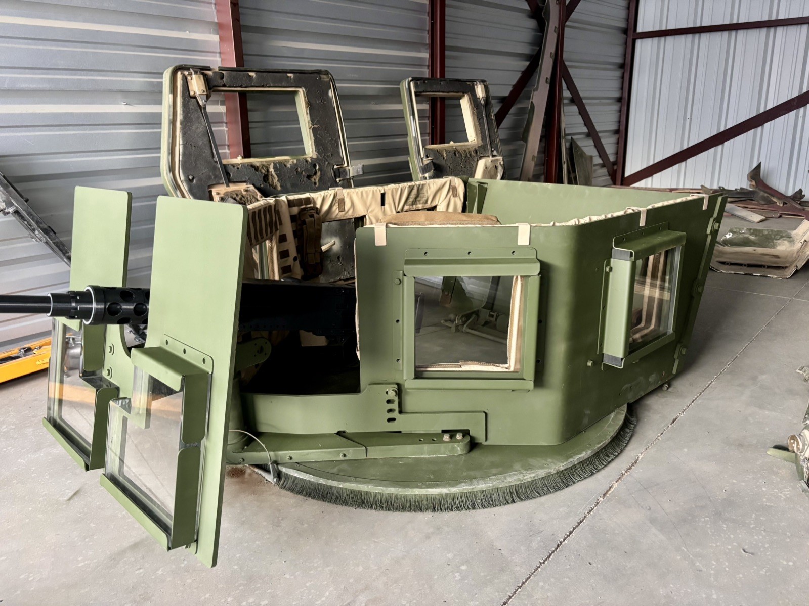 Original OEM Armored HMMWV OGPK Power Turret and Cupola M1151A1 Humvee Original OEM Armored HMMWV OGPK Power Turret and Cupola M1151A1 Humvee