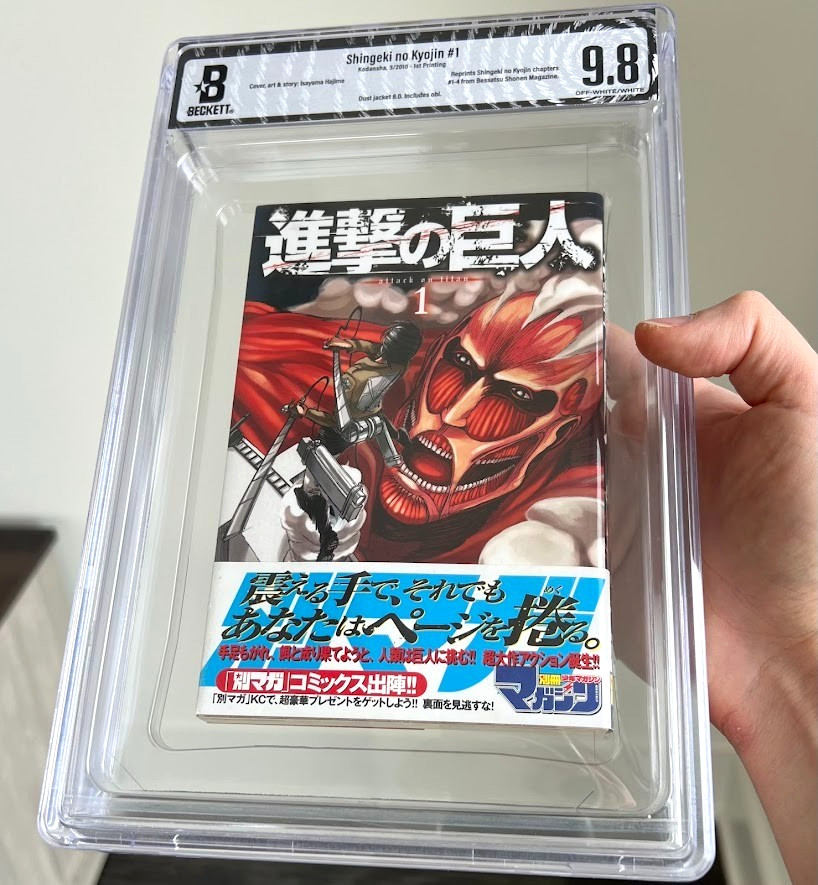 Attack on Titan #1 (2010) ⭐ BGS 9.8 1ST PRINTING w/ Obi ⭐ Japanese Manga Attack on Titan #1 (2010) ⭐ BGS 9.8 1ST PRINTING w/ Obi ⭐ Japanese Manga