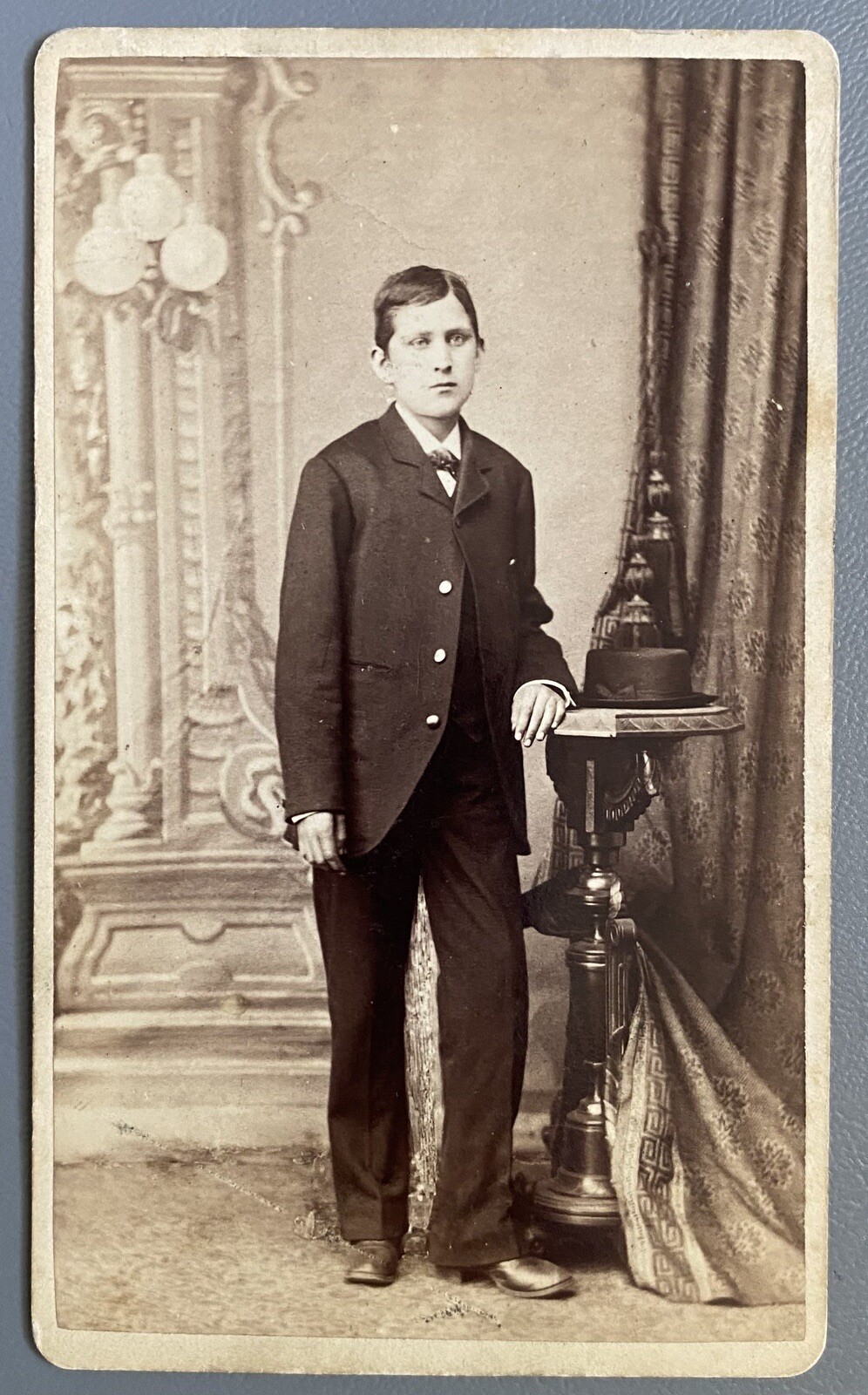 1880s Oldest Honus Wagner Pre RC XRC Rookie Allegheny PA Cdv MLB HOF Photo Card