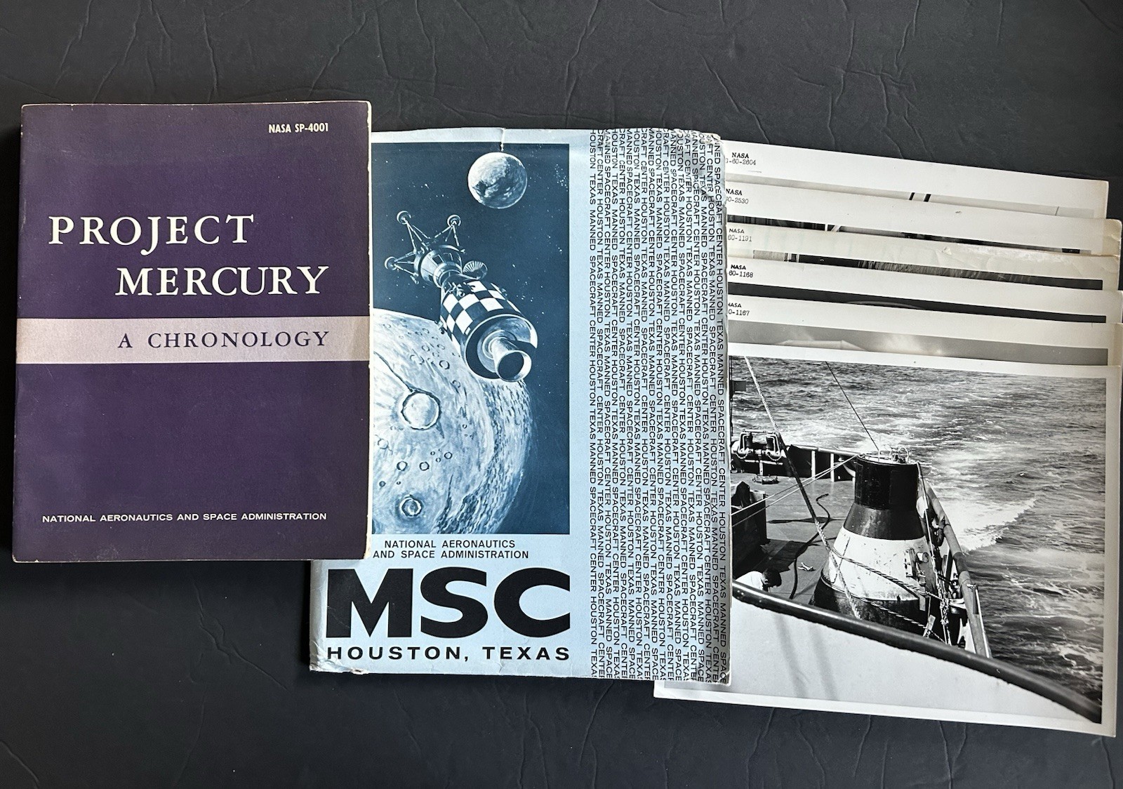 1960-1963 NASA MSC Project Mercury Spacecraft Capsule Historical Press Photo lot 1960-1963 NASA MSC Project Mercury Spacecraft Capsule Historical Press Photo lot