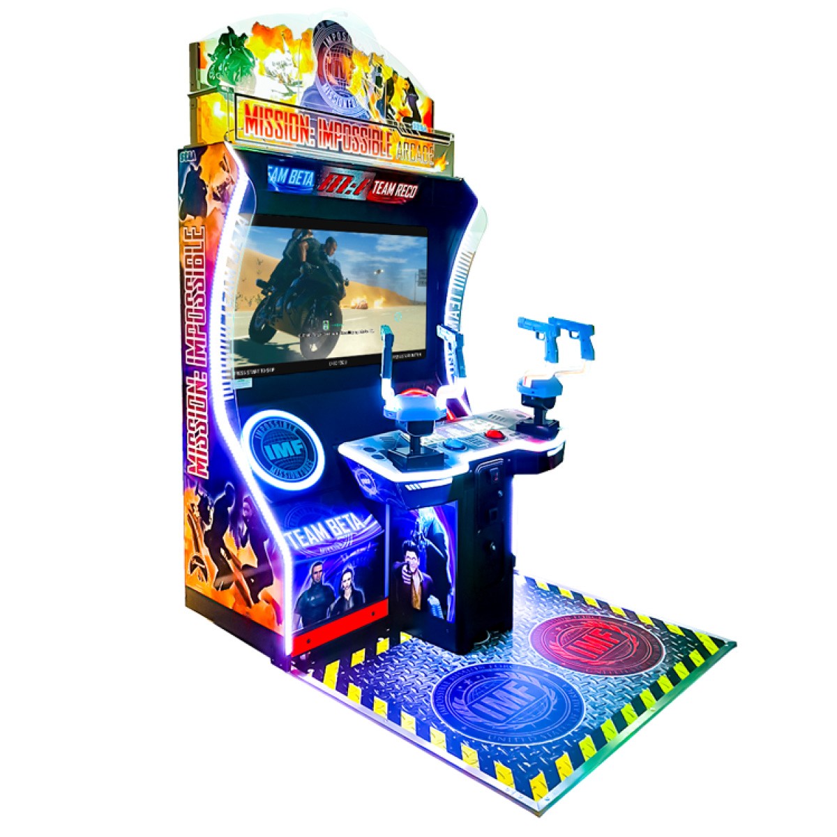 Sega Mission Impossible Deluxe Arcade Gun Shooting Game - 2 Player Sega Mission Impossible Deluxe Arcade Gun Shooting Game - 2 Player