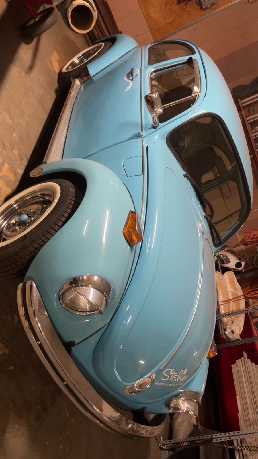 Blue 1971 Volts Wagon Super Beetle Manual Only 43 466 Miles. Clean Title Vintage