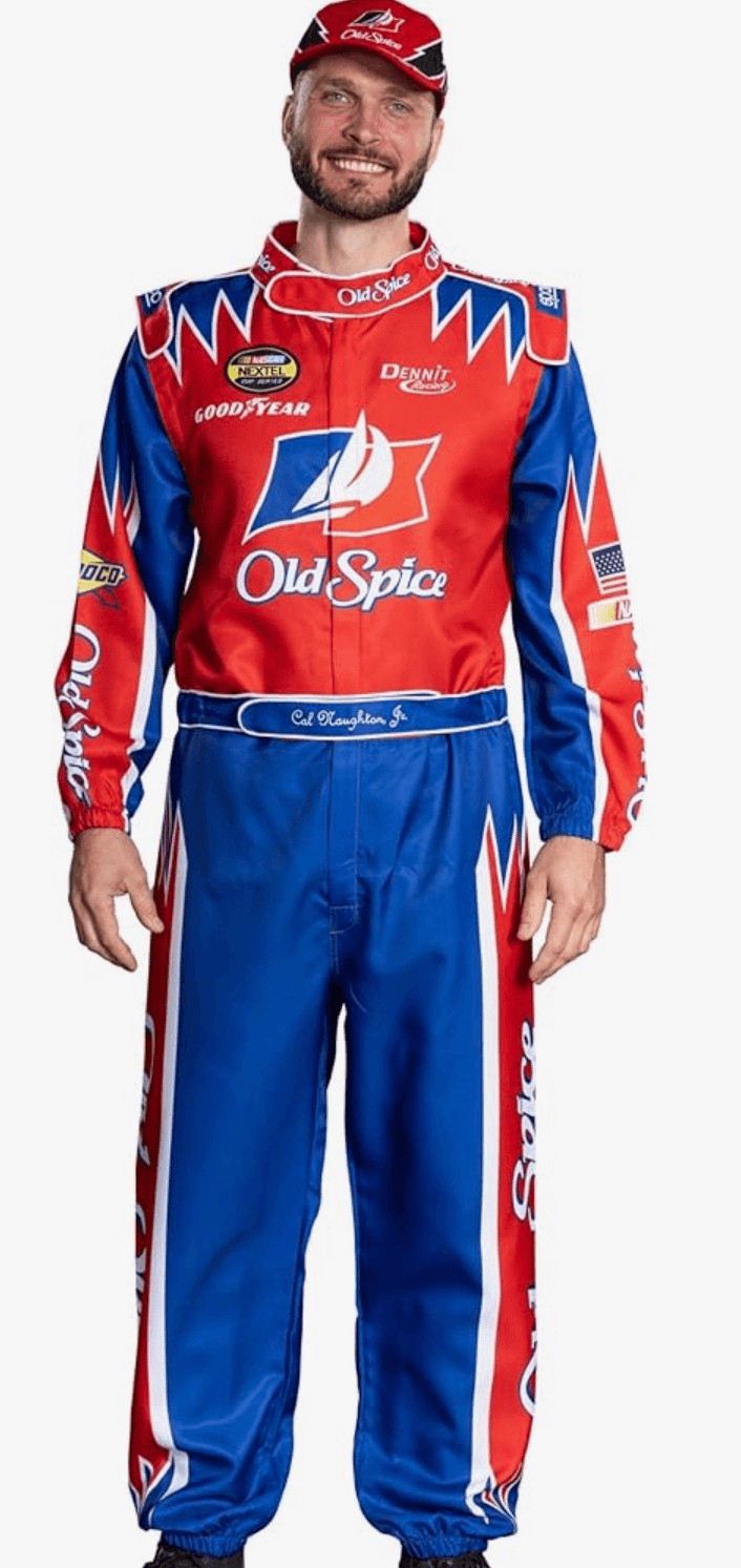 Cal Naughton Race Driver Jumpsuit Halloween Costume Cosplay XXL Cal Naughton Race Driver Jumpsuit Halloween Costume Cosplay XXL