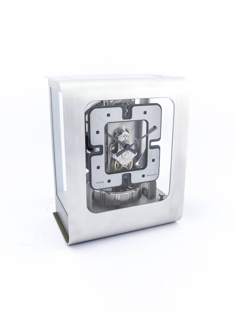 Jaeger Tischuhr Atmos cal.528 COLANI Rhodium plated 70´s