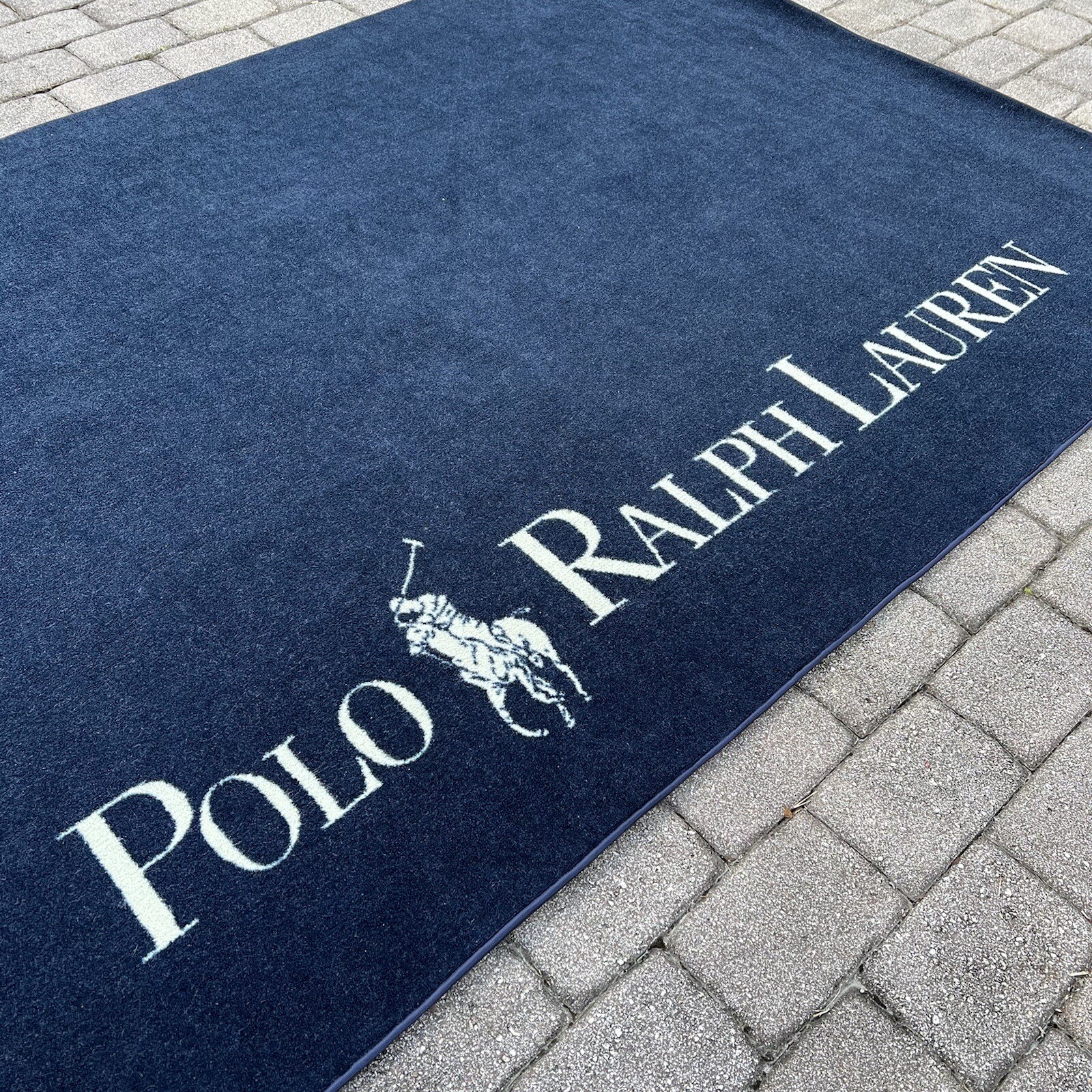 VTG Polo Ralph Lauren Retail Commercial Store Large Carpet Rug RARE • 9ft x 6ft VTG Polo Ralph Lauren Retail Commercial Store Large Carpet Rug RARE • 9ft x 6ft