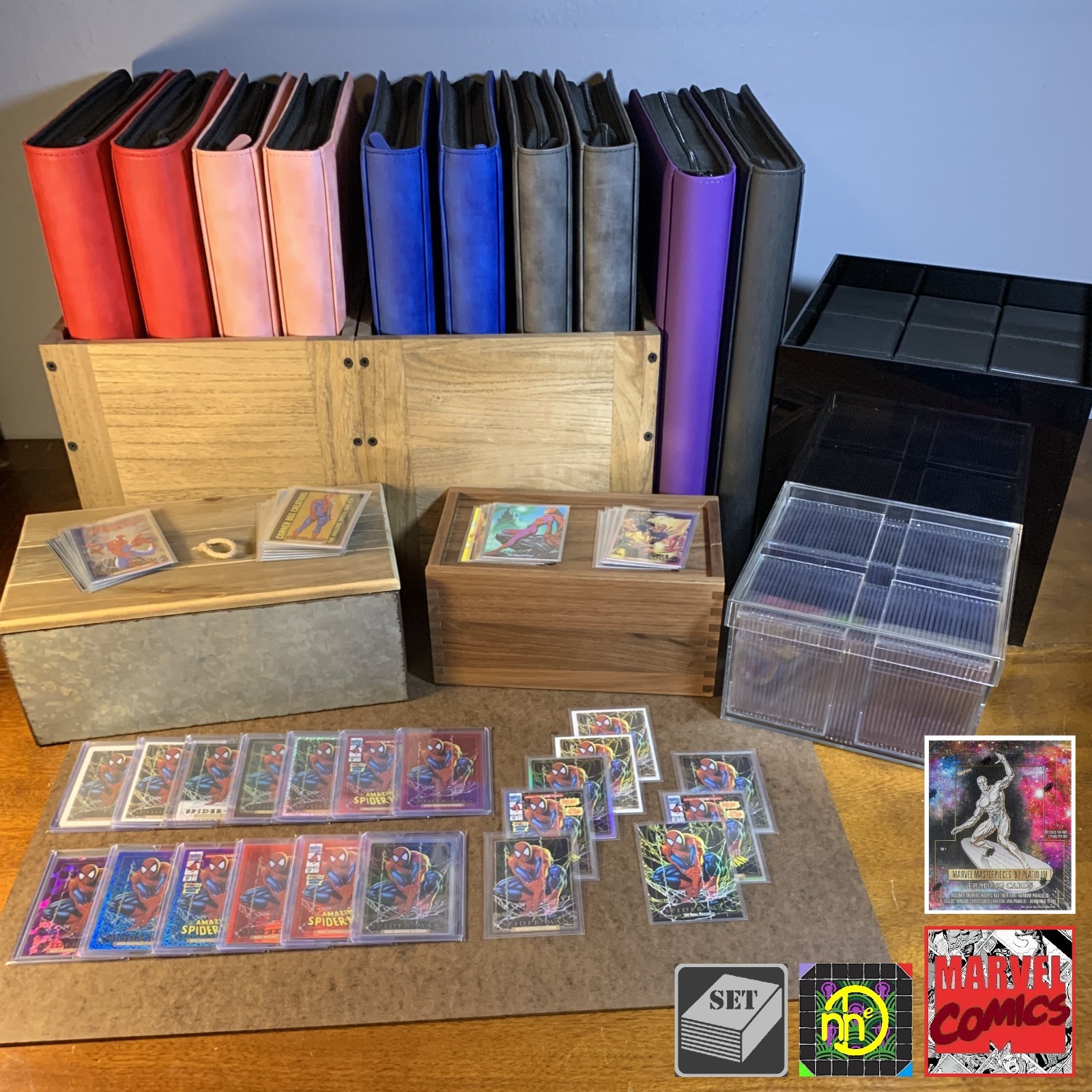 2024 Marvel Masterpieces '92 Platinum Master Set - 21 Complete + Lots of Extras 2024 Marvel Masterpieces '92 Platinum Master Set - 21 Complete + Lots of Extras
